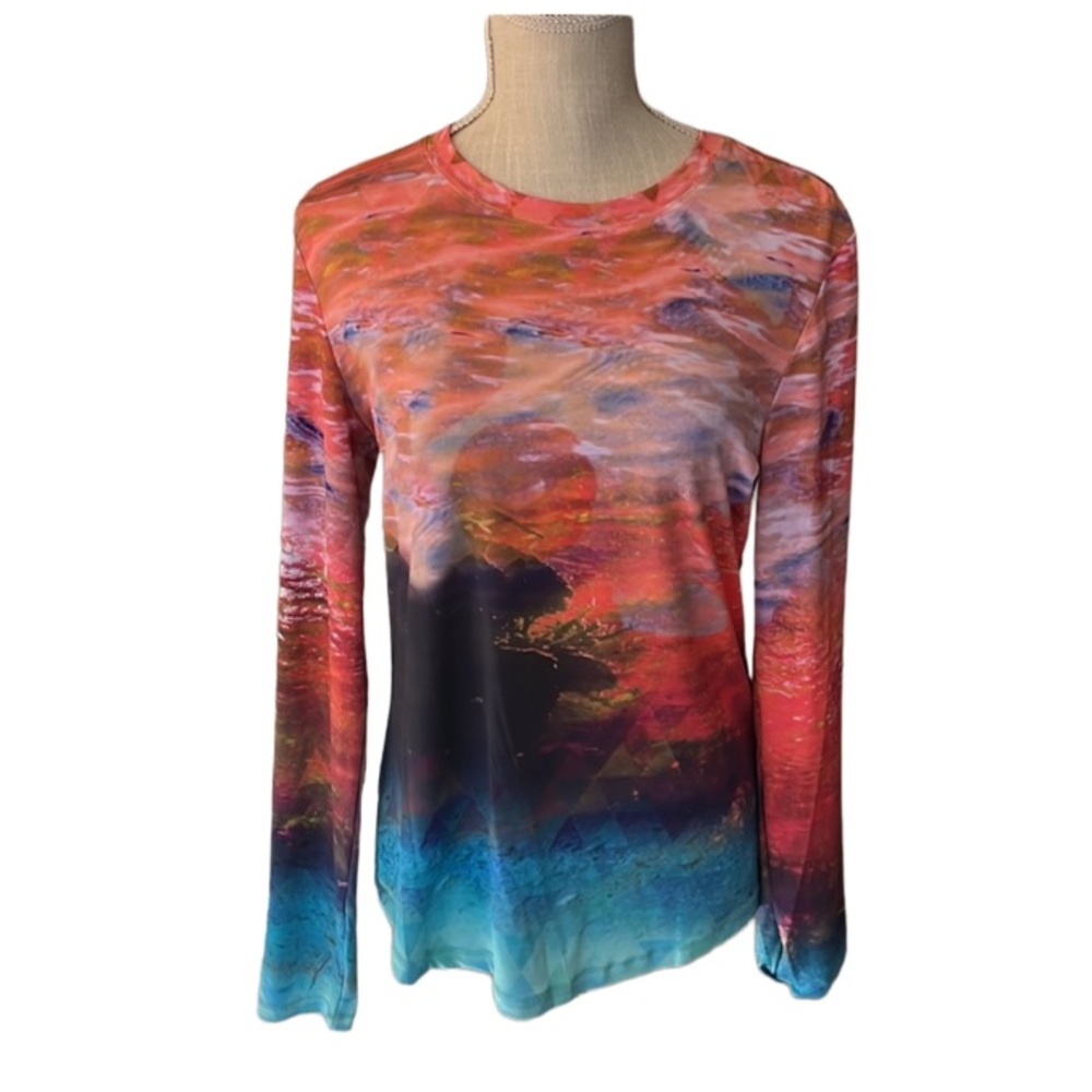 SILVER BAIT Colorful Long Sleeve Top